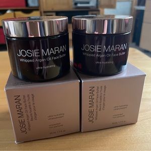 Set of 2 Josie Maran Whipped Argan Oil Face Butter Unscented